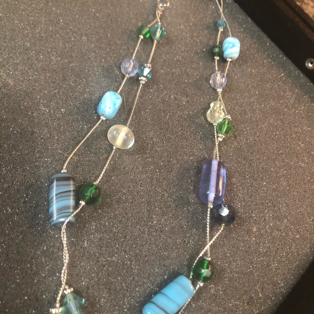 Lia Sophia Earth tones necklace NWT